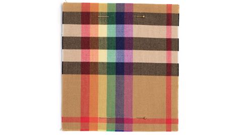 burberry rainbow check|burberry check color chart.